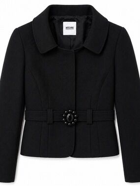 Moschino Cheap & Chic Black Cropped Jacket